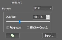 Qualität 30 % im Modus Progressiv, 0,592 MB